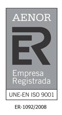 Certificado Empresa Registrada ISO-9001 Certificado Empresa Registrada ISO-9001